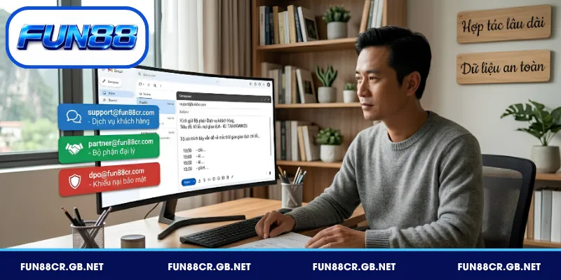 Danh sách địa chỉ email hỗ trợ từng bộ phận riêng