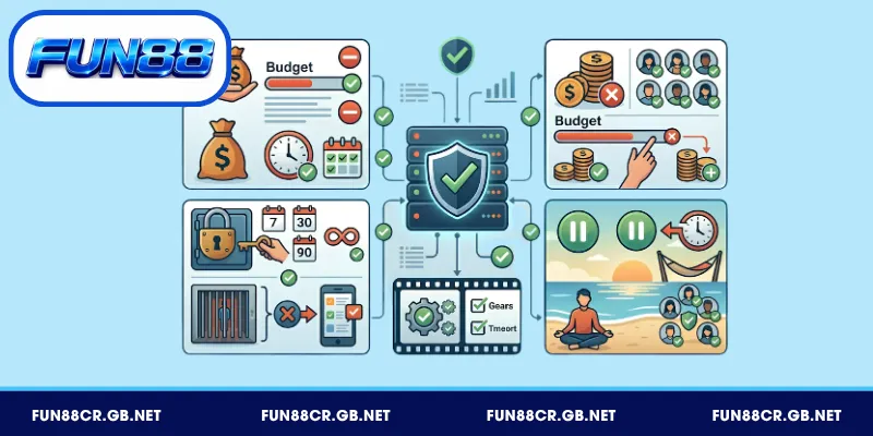 Hệ thống công cụ kiểm soát người chơi tại FUN88