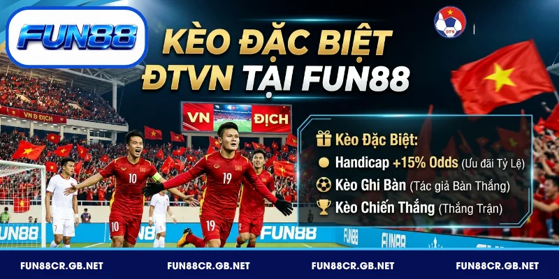 Đội Tuyển Việt Nam FUN88 - Cược AFF Cup SEA Games 2026 3 Kèo đặc biệt đội tuyển Việt Nam FUN88 đáng chọn