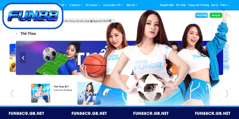 Thể Thao FUN88 - Cá Cược Đỉnh Cao, Tỷ Lệ Hấp Dẫn Nhất 2026 2 Khám phá 7 sảnh thể thao FUN88