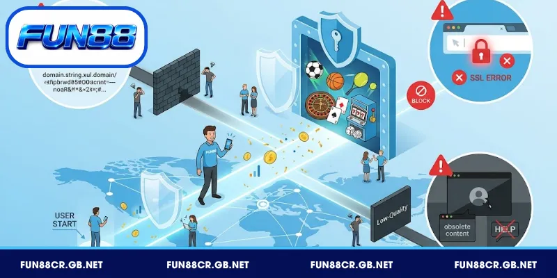 Link Vào FUN88 Chính Thức – Cập Nhật Mới Nhất 2026 5 Nhận biết link vào FUN88 giả mạo và cách phòng tránh
