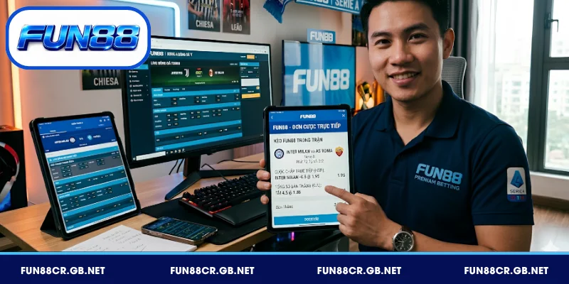 Tỷ lệ kèo FUN88 đa dạng giúp người chơi vào tiền chuẩn
